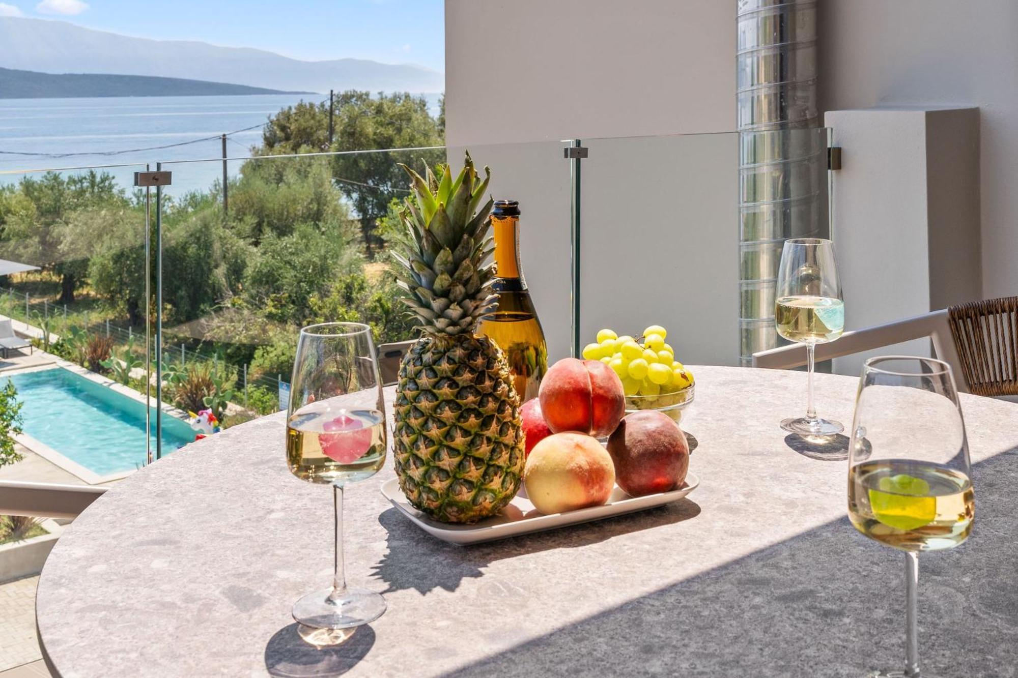 Blue Symphony Suites Apartments Nikiana Bagian luar foto